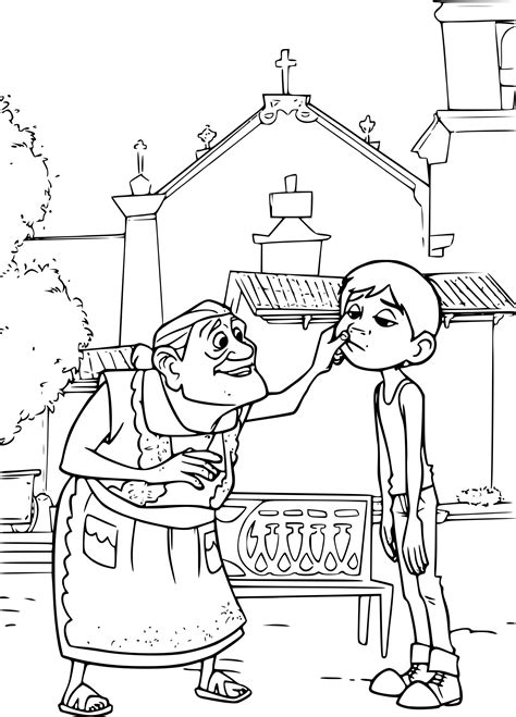 Coloriage disney gratuit à imprimer. Coloriage Coco Pixar à imprimer sur COLORIAGES .info