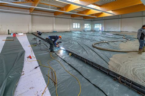 Repairing & cleaning a concrete subfloor. Self Leveling Concrete Ontario - Radiant Floor Heating ...