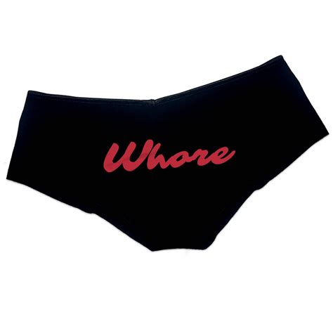 Whore Panties Sexy Fun Funny Whore Booty Womens Underwear Etsy 日本