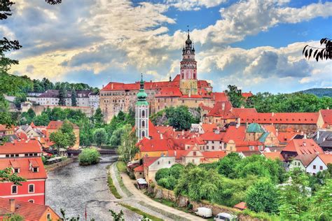 チェスキークルムロフの町並み チェコの風景 beautiful 世界の絶景 美しい景色