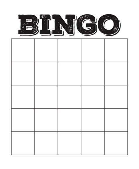 8 Best Images Of Custom Bingo Card Printable Template Free Printable