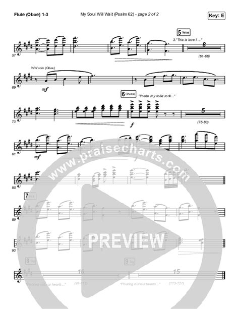 My Soul Will Wait Psalm Unison Part Choir Flute Oboe Sheet Music Pdf Sovereign Grace