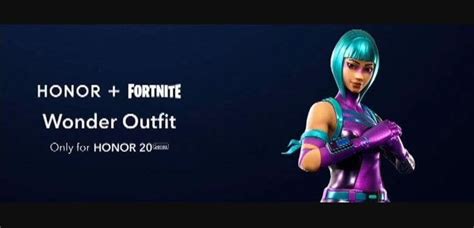 How to get the wonder outfit? Fortnite Partners with Honor for Exclusive Skin