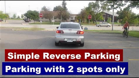Simple Reverse Parking English Method 2 Youtube