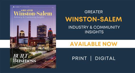 Greater Winston Salem Industry And Community Insights Greater Winston