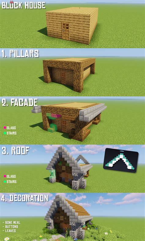 How To Transform Every Block House In 4 Easy Steps Rminecraft