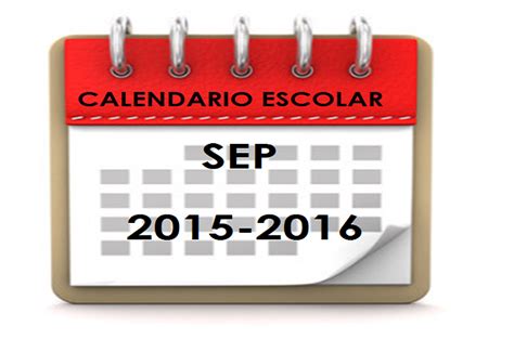 Calendario Escolar Sep 2105 2016