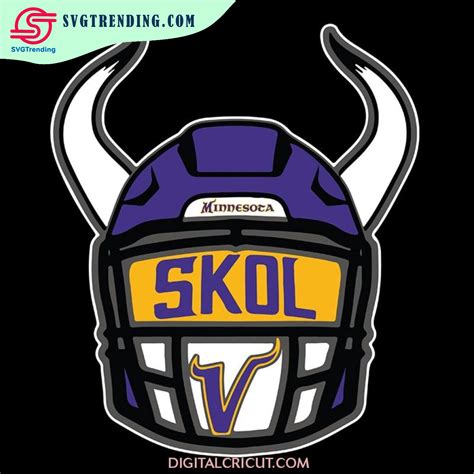 Minnesota Vikings Svg Vikings Logo Svg Nfl Svg Cricut File Clipart Leopard Svg Sport Sv