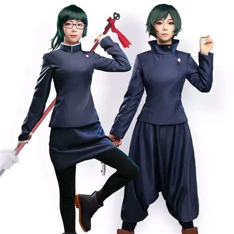 Mua Set đồ Cosplay Maki Zenin Và Mai Zenin Trong Jujutsu Kaisen Giá Rẻ