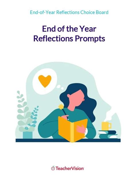 End Of Year Reflection Questions And Activities Teachervision