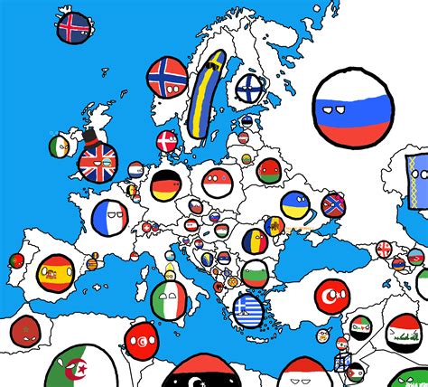 Religie Speedart 1925 Europe Map In Countryballs In 2020 Europe Map Images