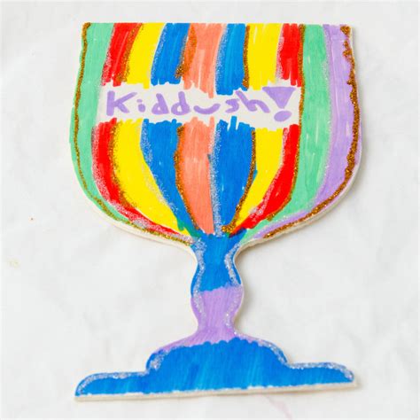 Shabbat Craft Project Kiddush Cup Ornament Jewishboston