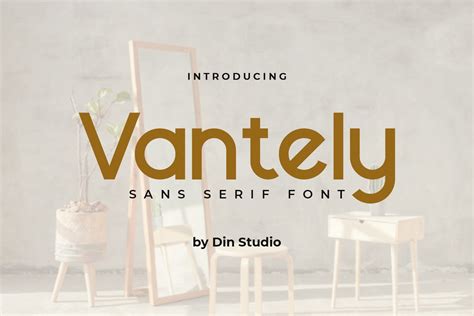 Vantely Modern Sans Serif Font Sans Serif Fonts Creative Market