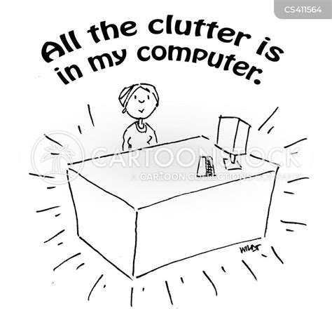 Desk Clutter Cartoons And Comics Funny Pictures From Cartoonstock