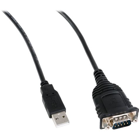 Pearstone 1 Usb To Serial Adapter Cable Usb Db9m1 Bandh Photo
