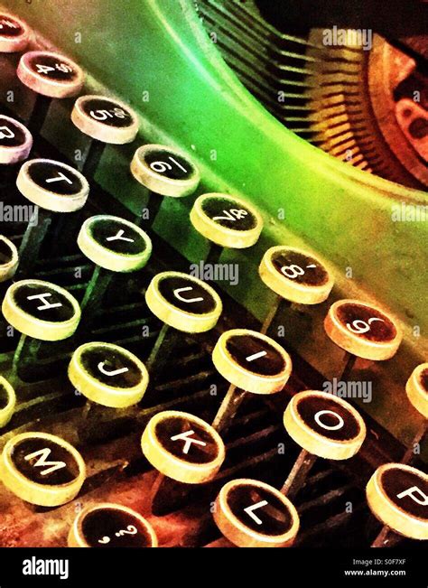 Vintage Typewriter Keyboard Stock Photo Alamy