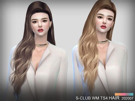 The Sims Resource S Club Ts4 Wm Hair 202007
