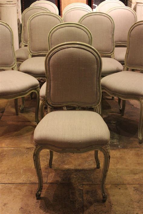Personalities accent chairs by broyhill furniture. Large Set of 12 French Painted Dining Chairs in the Louis ...