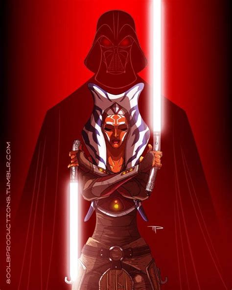 Ahsoka And Darth Vader Star Wars Images Star Wars Star Wars Pictures