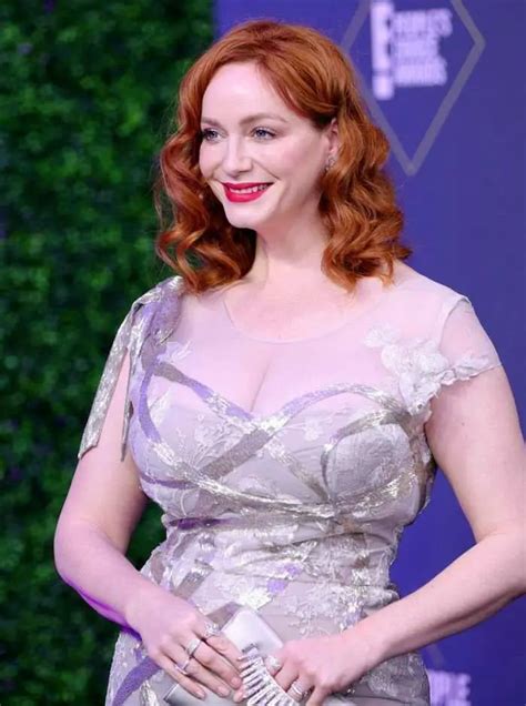 Christina Hendricks Wowed All In Marchesa Dress At The 46th Peoples