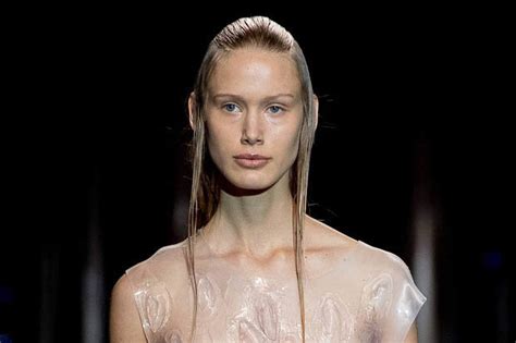 Mercedes Benz Fashion Week Models Go Naked In Completely See Through