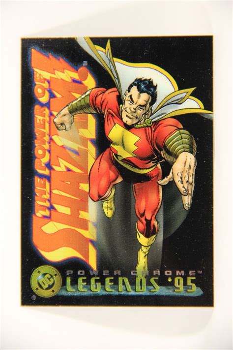 L006422 Dc Legends Power Chrome Trading Card 1995 Shazam 3 Eng
