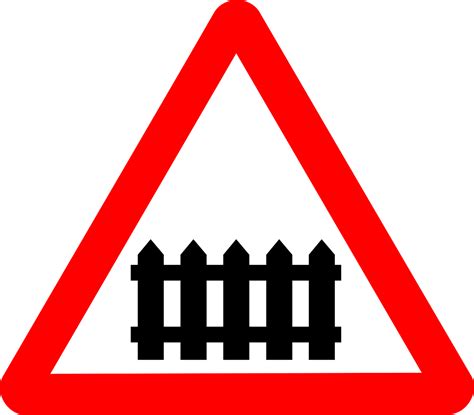 Download Signs Road Railway Crossing Royalty Free Vector Graphic