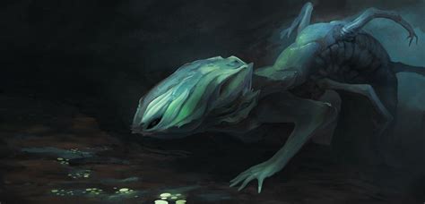 Cave Creature By Cebob On Deviantart Creatures Monster Art Creature