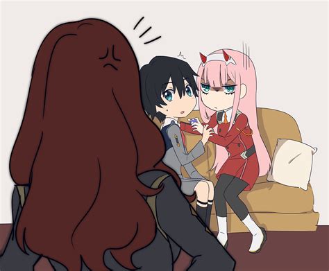 Zero Two Hiro And Nana Darling In The Franxx Drawn By K016002