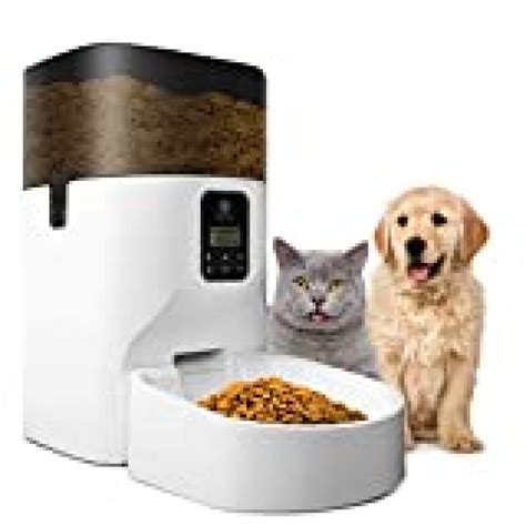 Automatic Cat Feeder 7l Food Dispenser For Cats And Dogs Portion