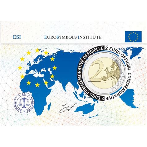 Série Complète Erasmus 2022 Coincards 2 Euro Commémorative X 21 Pays