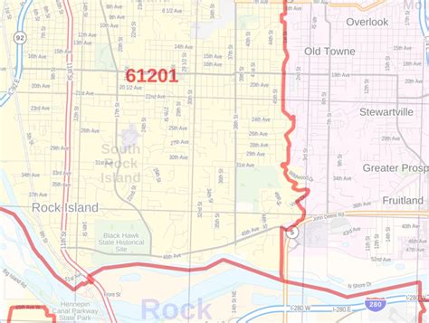 Davenport Iowa Zip Code Map Map