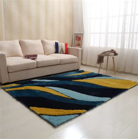 Blue And Yellow Rugs For Living Room