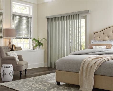 2 Inch Vertical Blinds With Valance In Bedroom Made In The Shade North