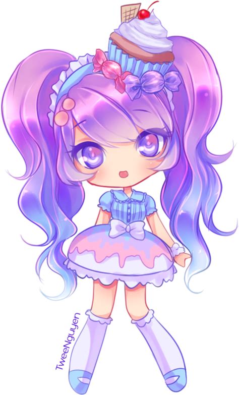 Custom Adopt Tn2 By Yukikachan Anime Chibi Girl 600x900 Png Download