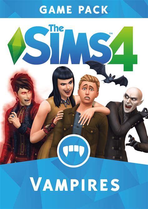 The Sims 4 Vampires Official Logo Box Art And Renders