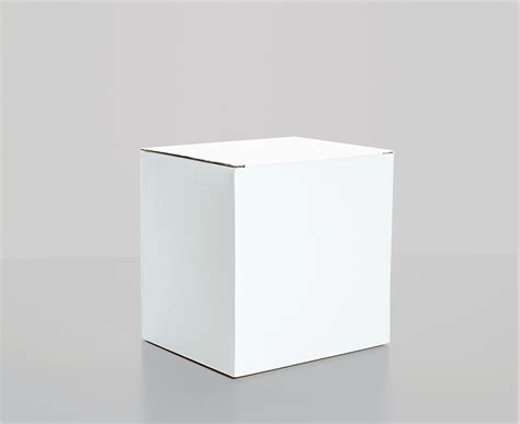 Free Square White Box Mockup Behance