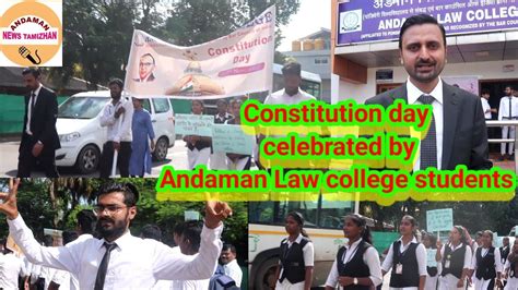 Constitution Day Celebrated By Andaman Law College Studentsandaman