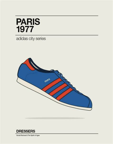 Adidas Paris Artwork First Launched In 1977 As Part Of The Original