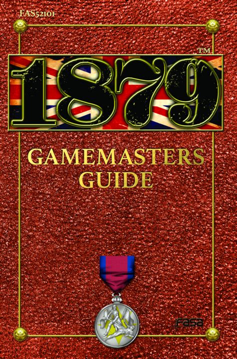 1879 RPG GMs Guide FASA Games Inc