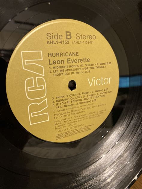 Leon Everett Hurricane American Import 12 Inch Vinyl Lp Record EBay