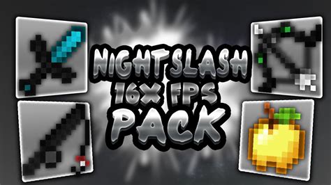 Minecraft Pvp Texture Pack Nightslash 16x Fps Pack Youtube