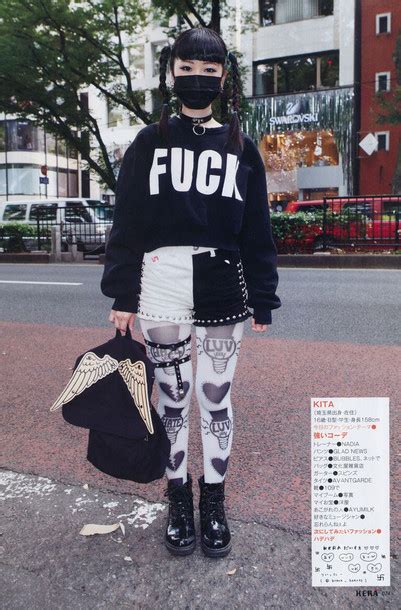 Shorts Jeans Cute Kawaii Japanese Japanese Fashion Goth Grunge