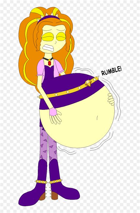 Adagio S Belly Ache By Angry Signs Girl Vore Belly Ache Hd Png Download 622x1200 2842536