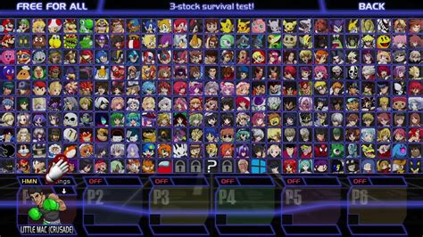 Super Smash Bros Crusade Cmc V71 All Characters Youtube