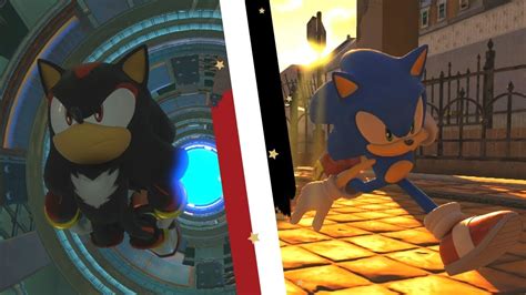 Sonic Forces Sonic And Shadow In Enemy Territory And Dust Silo Youtube