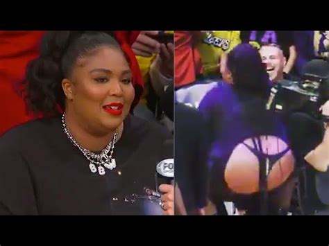 Lizzo Gets DRAGGED For Twerking In Thong At Lakers Game Confesses Her Obsession For KAT