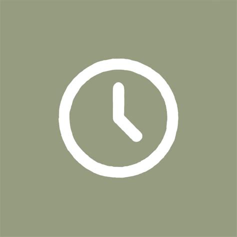 iphone ios 14 app icons sage green clock in 2021 | App icon, Iphone