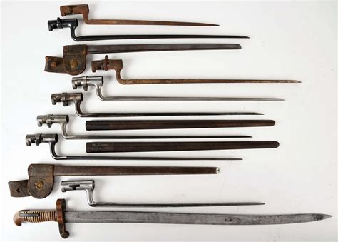 Lot Detail Lot Of 9 19th Century United States Military Bayonets