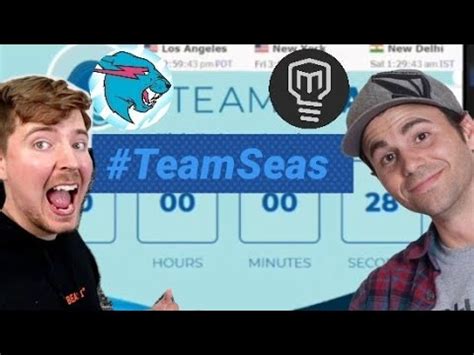 TeamSeas Total Donation Counter TIMELAPSE Mark Rober And MrBeast